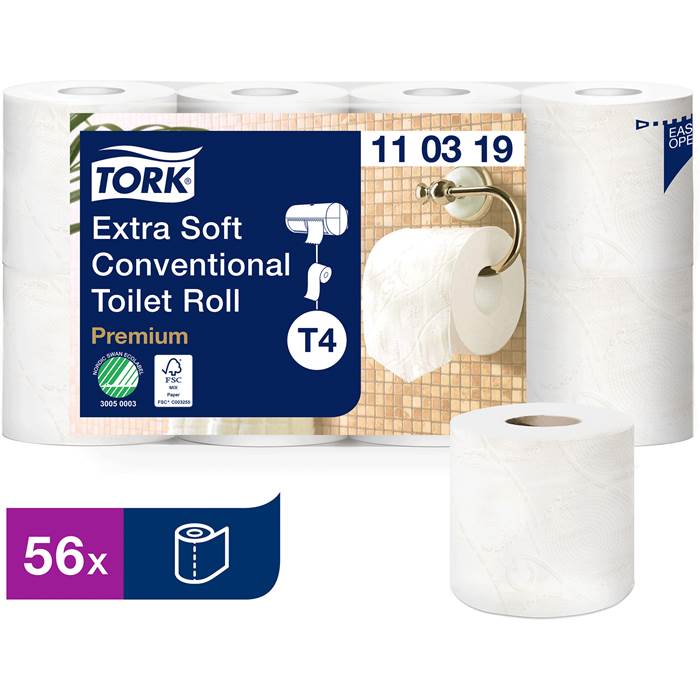 Toalettpapper T4 Prem 3L 56/fp - 2