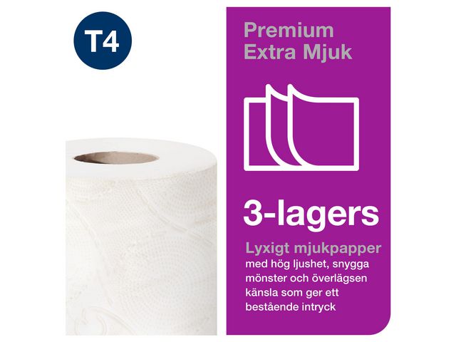 Toalettpapper T4 Prem 3L 56/fp - 12