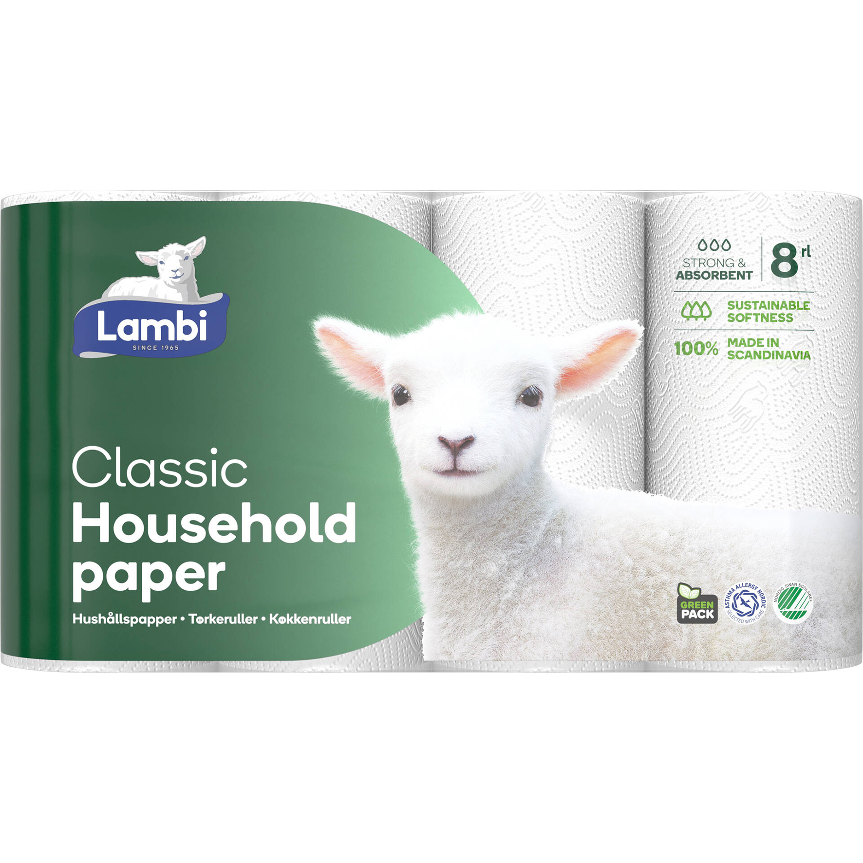 Hushållspapper Lambi 5x4st