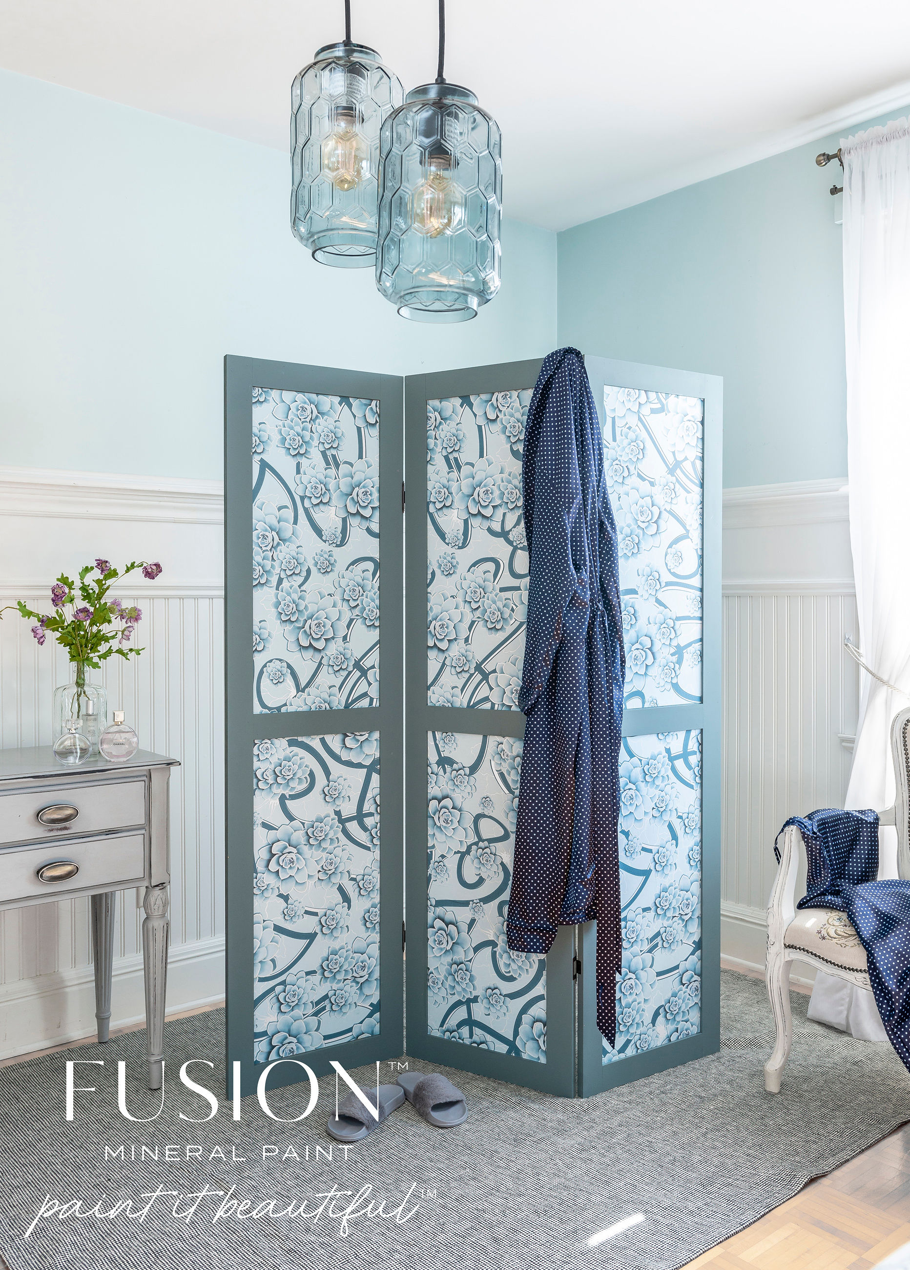 Fusion Mineral Paint Blue Pine  - 6