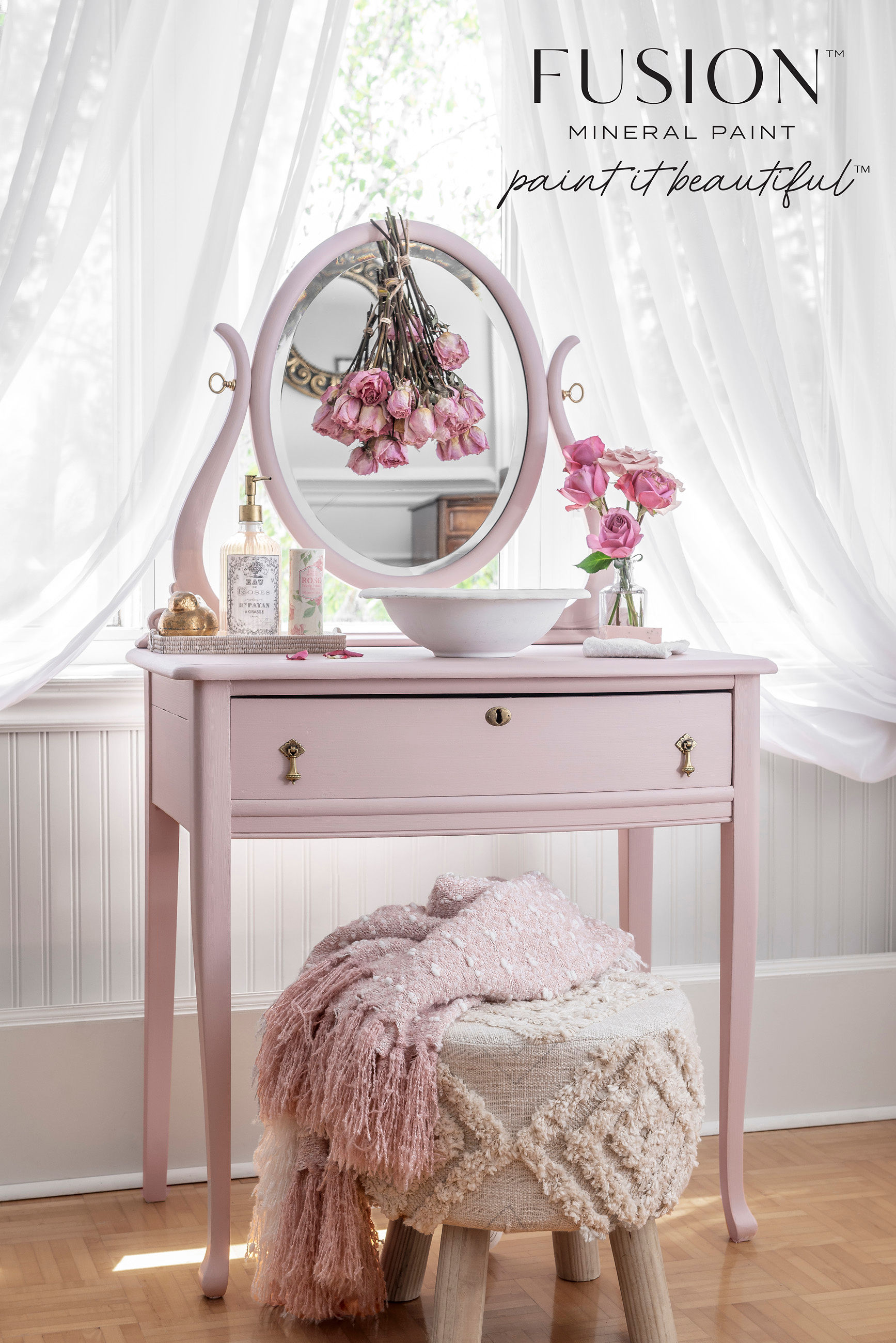 Fusion Mineral Paint Rose Water  - 5