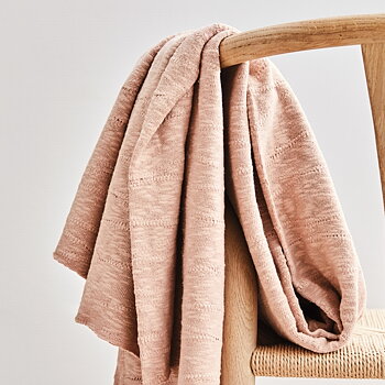 SLUB JACQUARD - OLD PINK