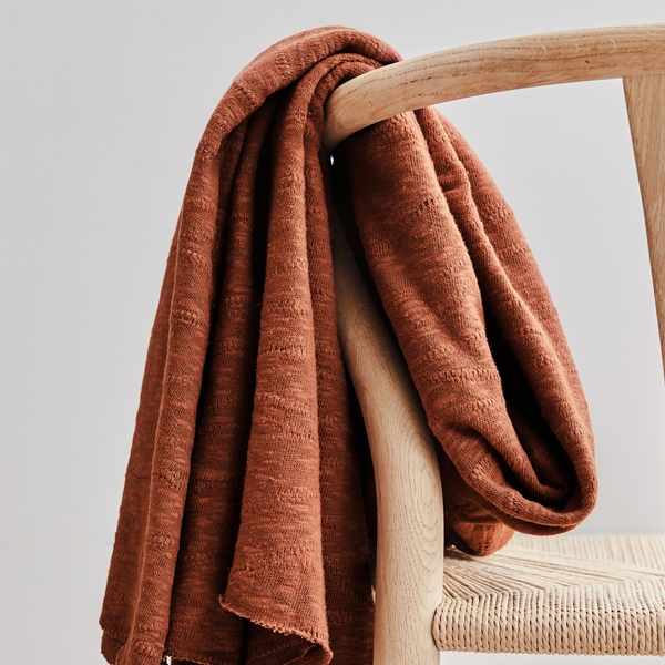SLUB JACQUARD - SIENNA