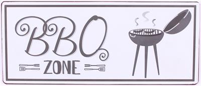 Emaljskylt / BBQ