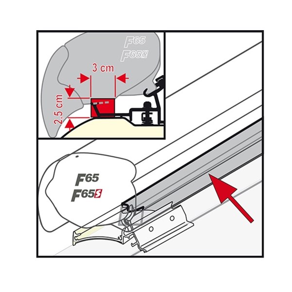 Rain Guard, S, Fiamma Kit