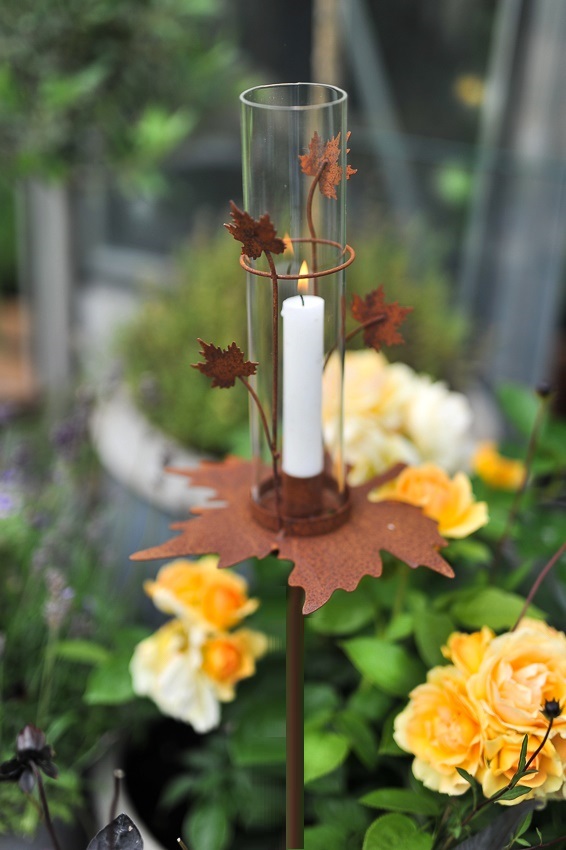 Ljusstake - Ljusstav på stång - 123 cm - 2