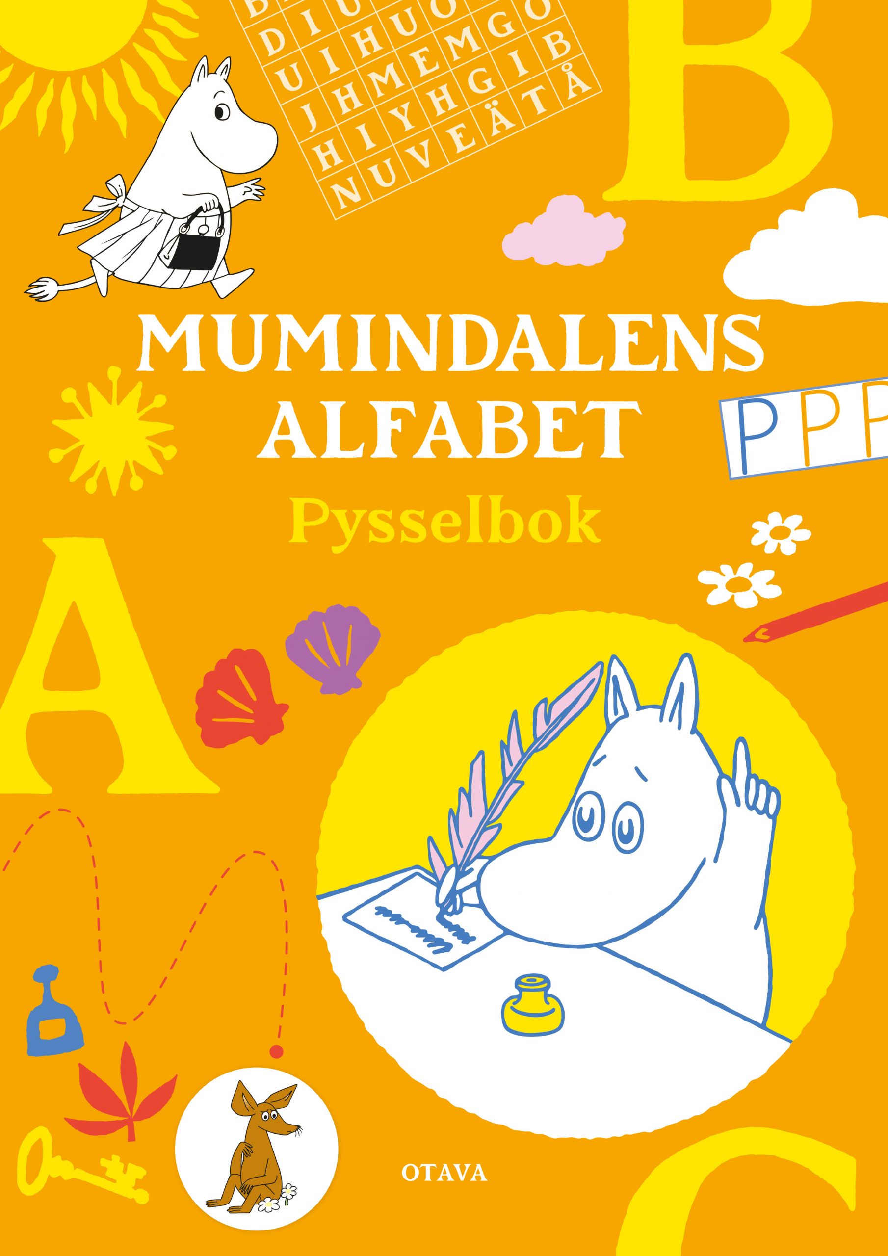 Mumindalens Alfabet – Pysselbok (Orange)