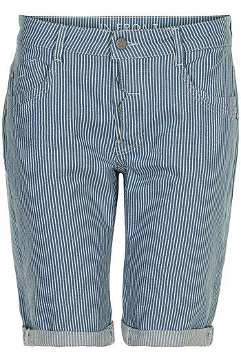 In Front - Fina Shorts Light Blue Stripes