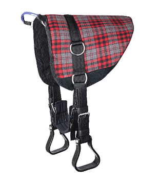 Bareback Pad Red/Grey