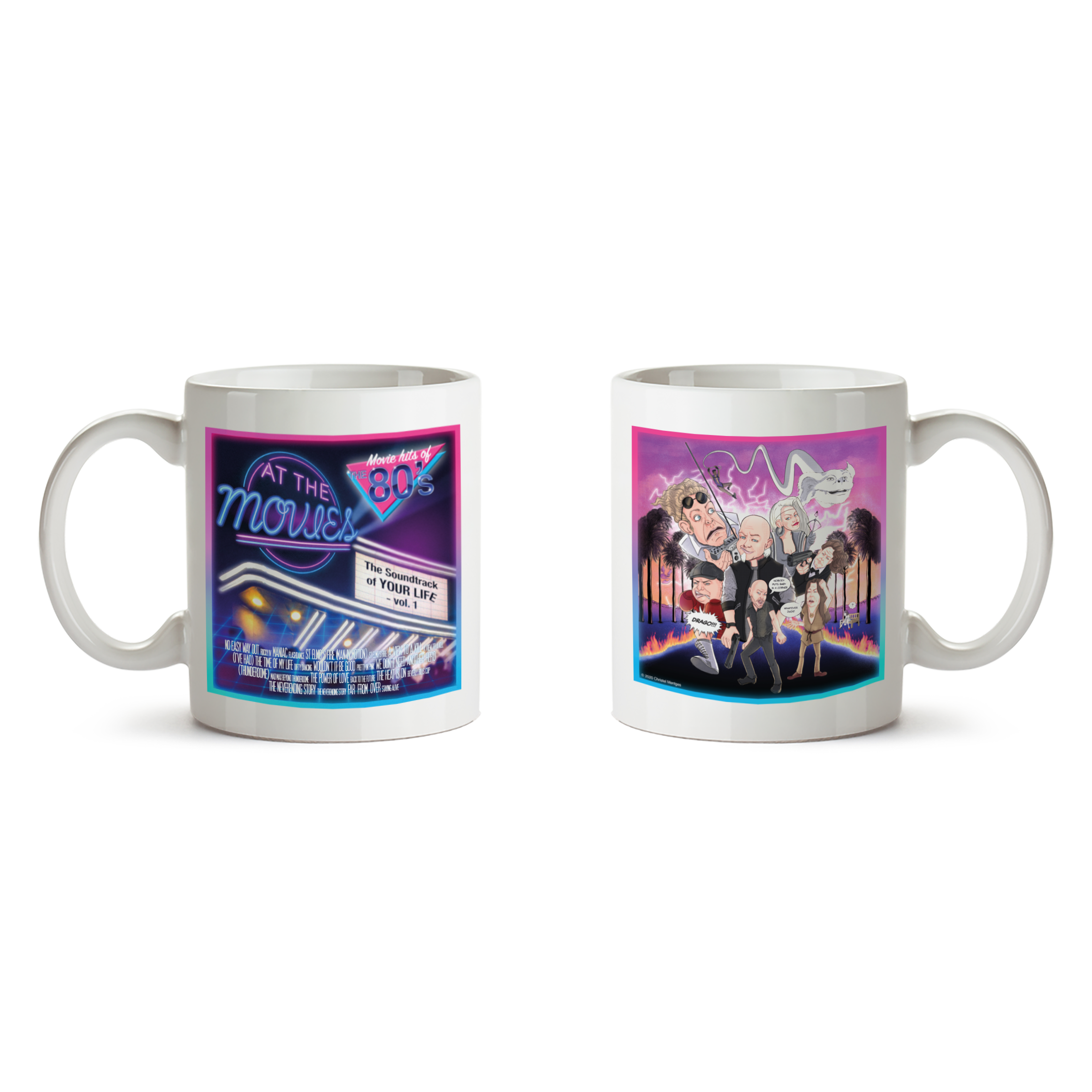 AT THE MOVIES - MUGG, MOVIE HITS OF THE 80'S (2-PACK)