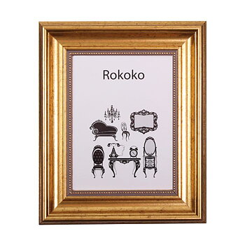 50x70 Rokoko Guld Ram
