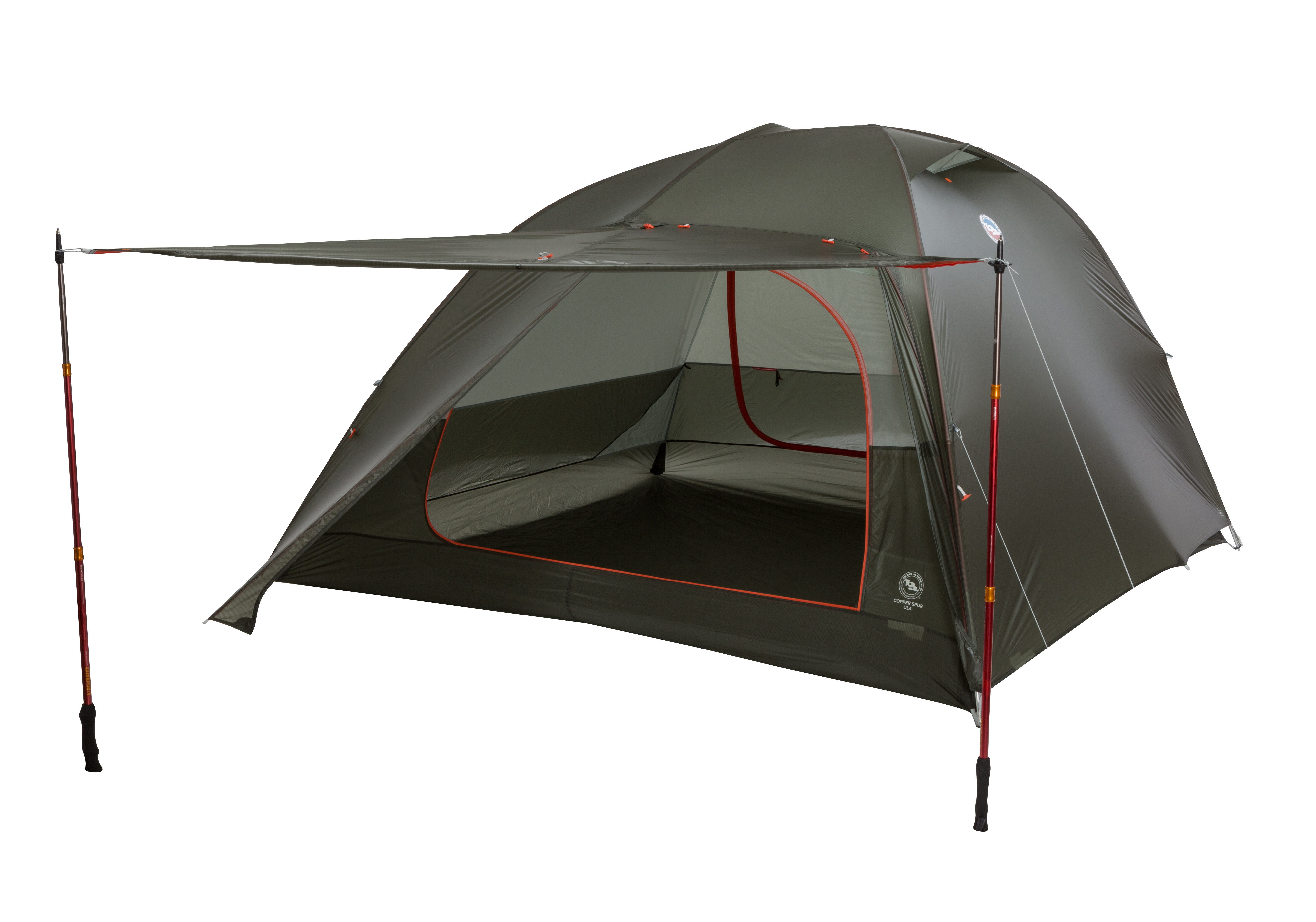 Big Agnes Copper Spur HV UL4 Lichen Green | Zelt | 4 Personen - 2