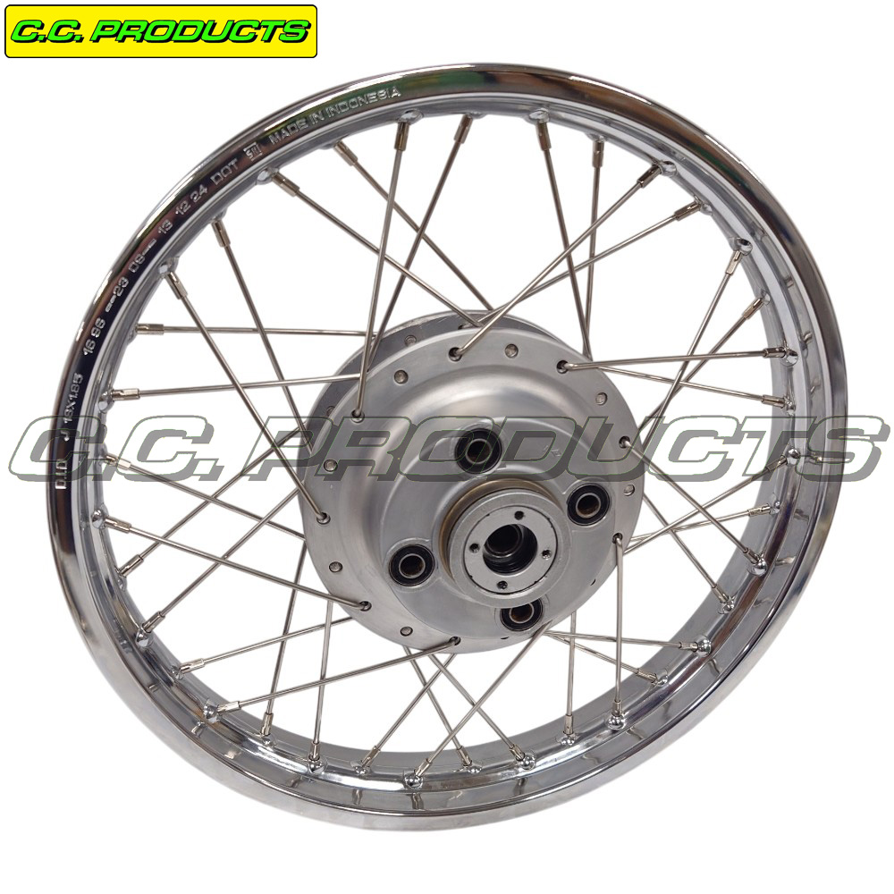 Spoke Set Honda CJ 250 T 18-inch 76-78 Rear Wheel - 2