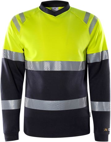 FRISTADS FLAMESTAT LÅNGÄRMAD T-SHIRT 7107 TFL, KLASS 1