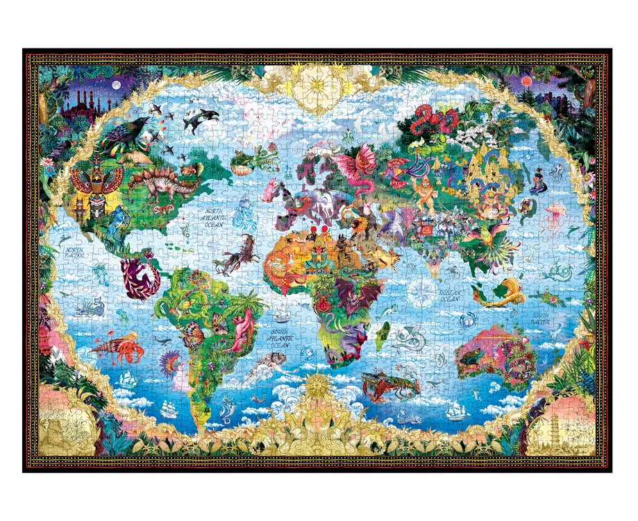 The Mythical World A Jigsaw Puzzle Filled with Fantastical Creatures - 3