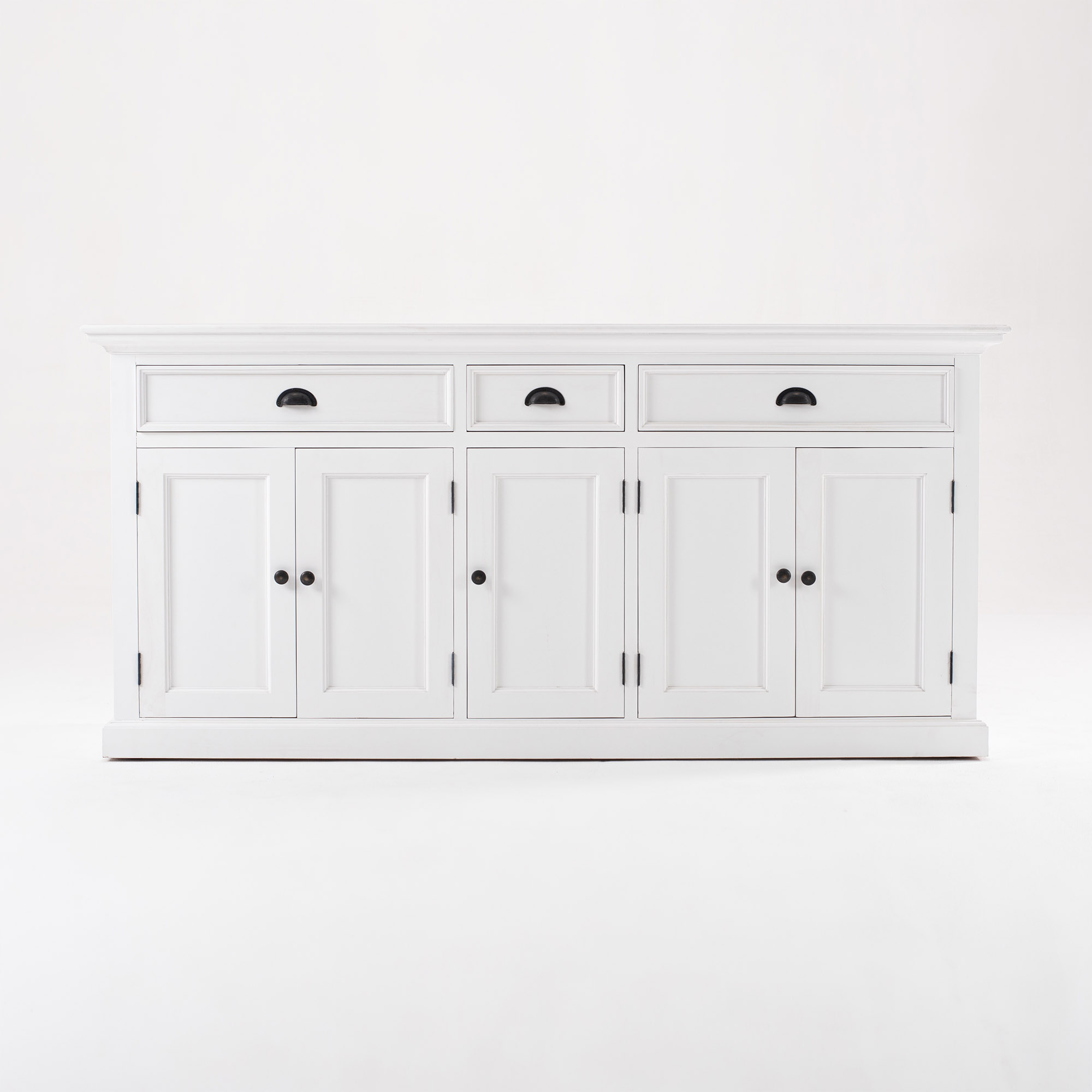 Sideboard - Cabinet with doors - White - 180x85 cm - 4