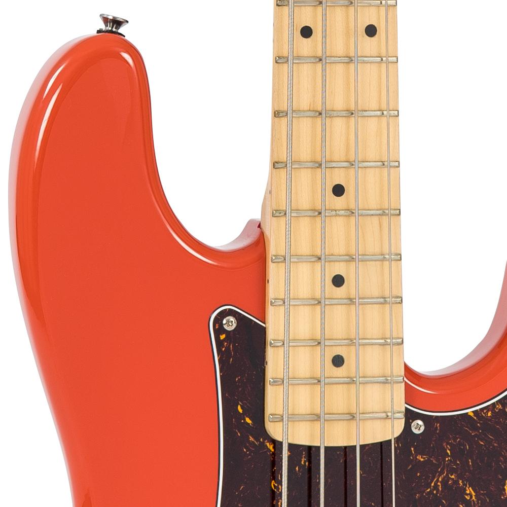 Vintage V4 Reissued Bass Firenza Red - 5
