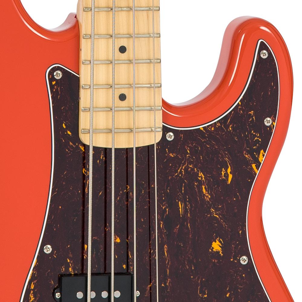 Vintage V4 Reissued Bass Firenza Red - 4