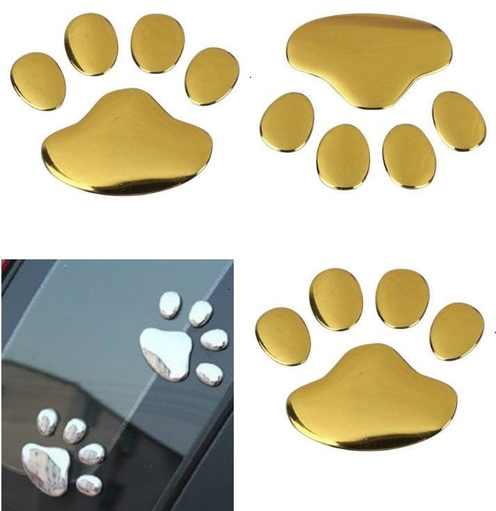 Paw decal for the car