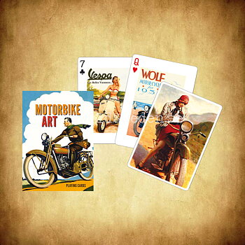 MOTORBIKE ART Collectors' Cards Kortlek PIATNIK **