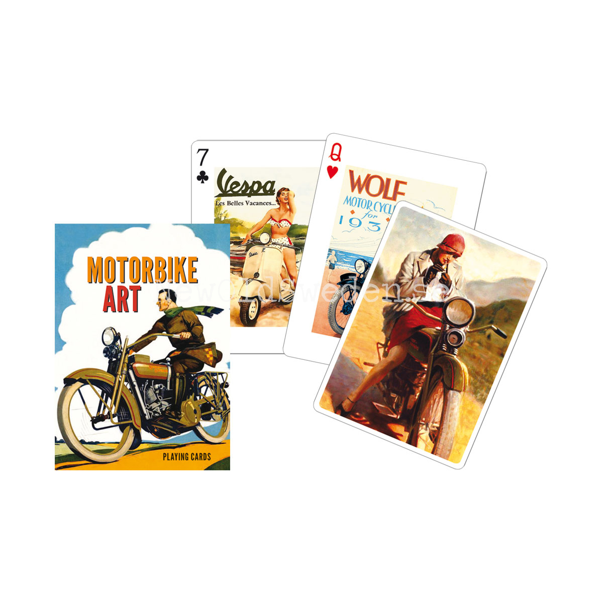 MOTORBIKE ART Collectors' Cards Kortlek PIATNIK ** - 4