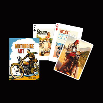 MOTORBIKE ART Collectors' Cards Kortlek PIATNIK **