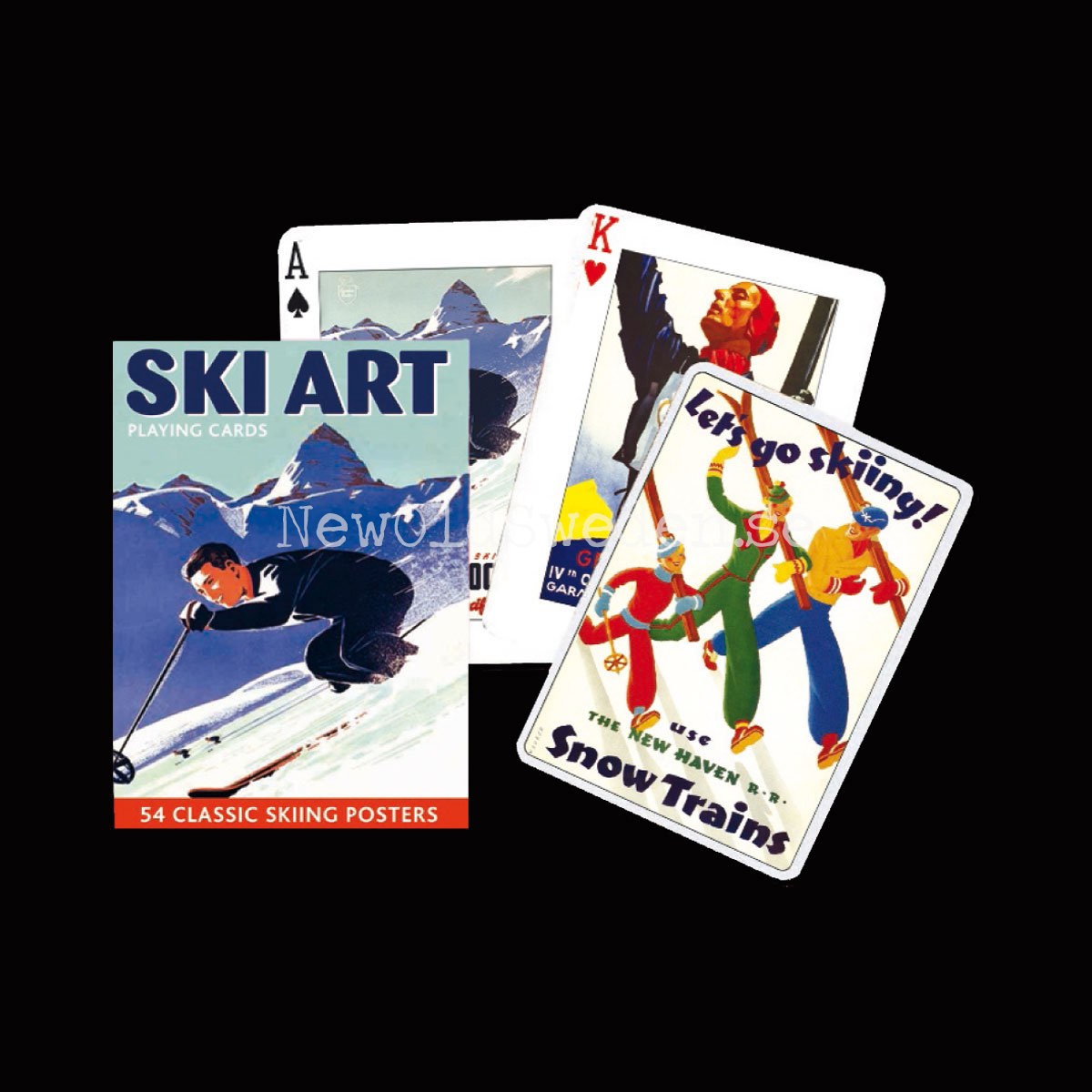 SKI ART Collectors' Cards Kortlek PIATNIK