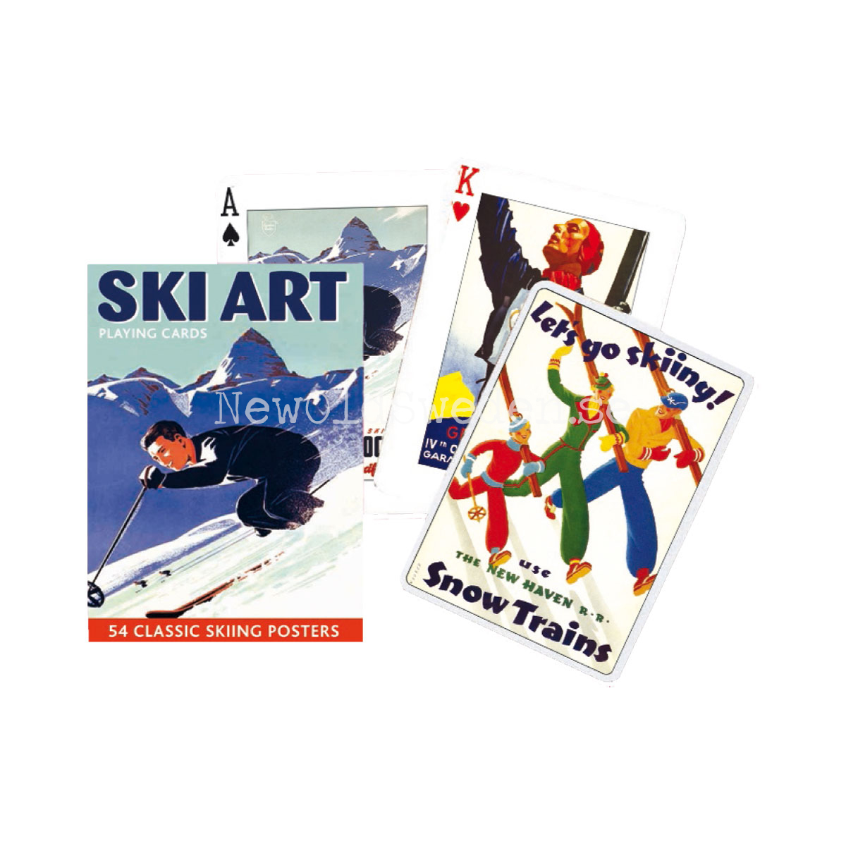 SKI ART Collectors' Cards Kortlek PIATNIK - 3