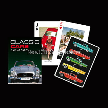 CLASSIC CARS Collectors' Cards Kortlek PIATNIK