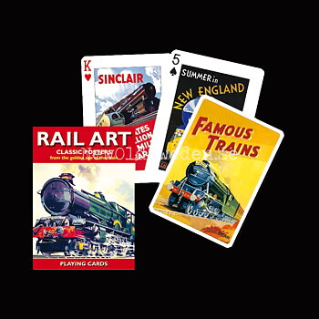 RAIL ART Collectors' Cards Kortlek PIATNIK **