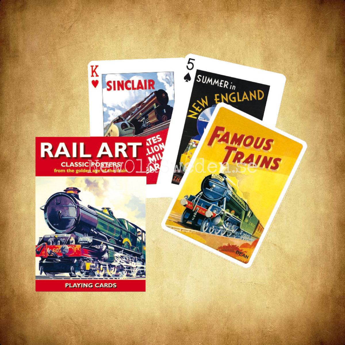 RAIL ART Collectors' Cards Kortlek PIATNIK ** - 2