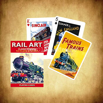 RAIL ART Collectors' Cards Kortlek PIATNIK **