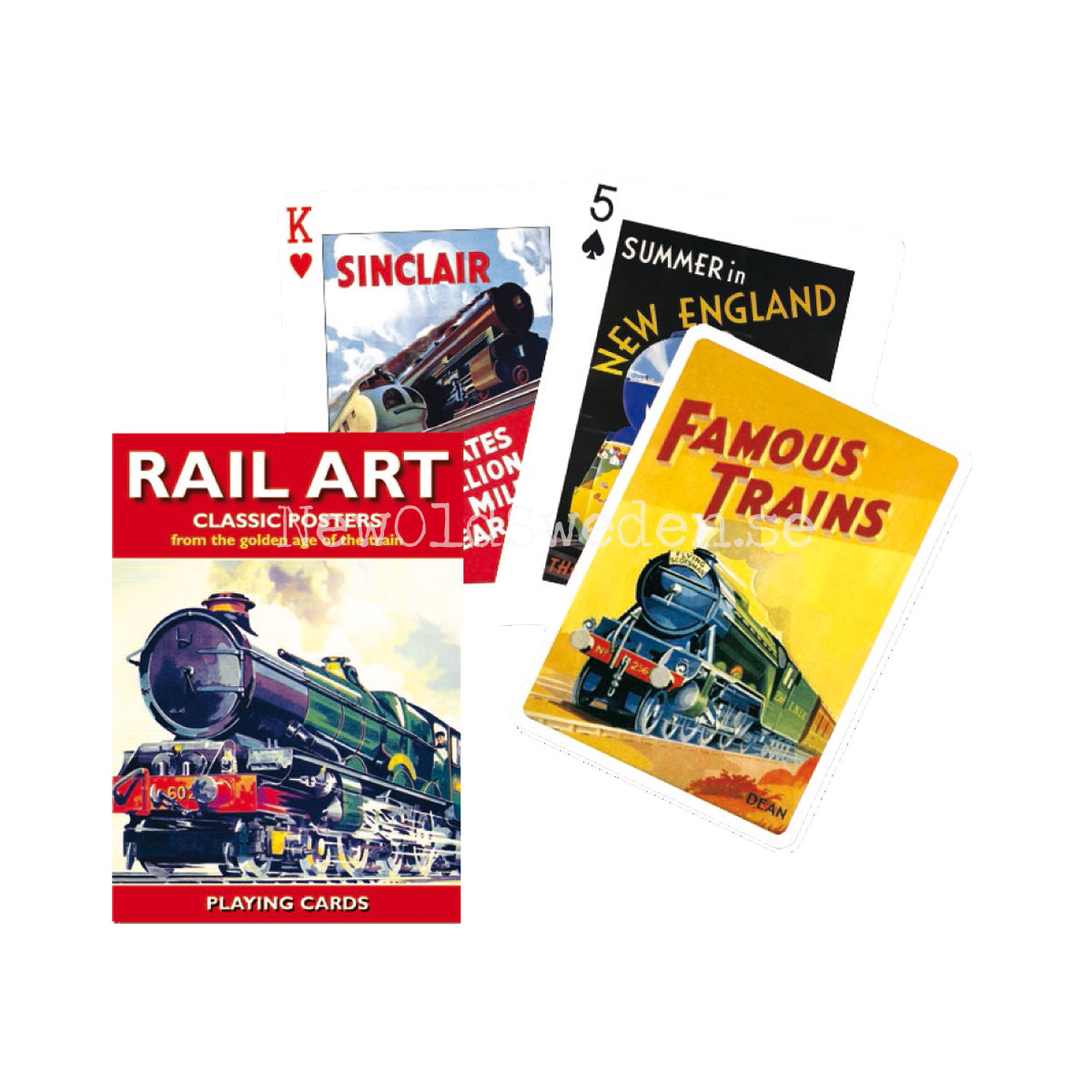 RAIL ART Collectors' Cards Kortlek PIATNIK ** - 3