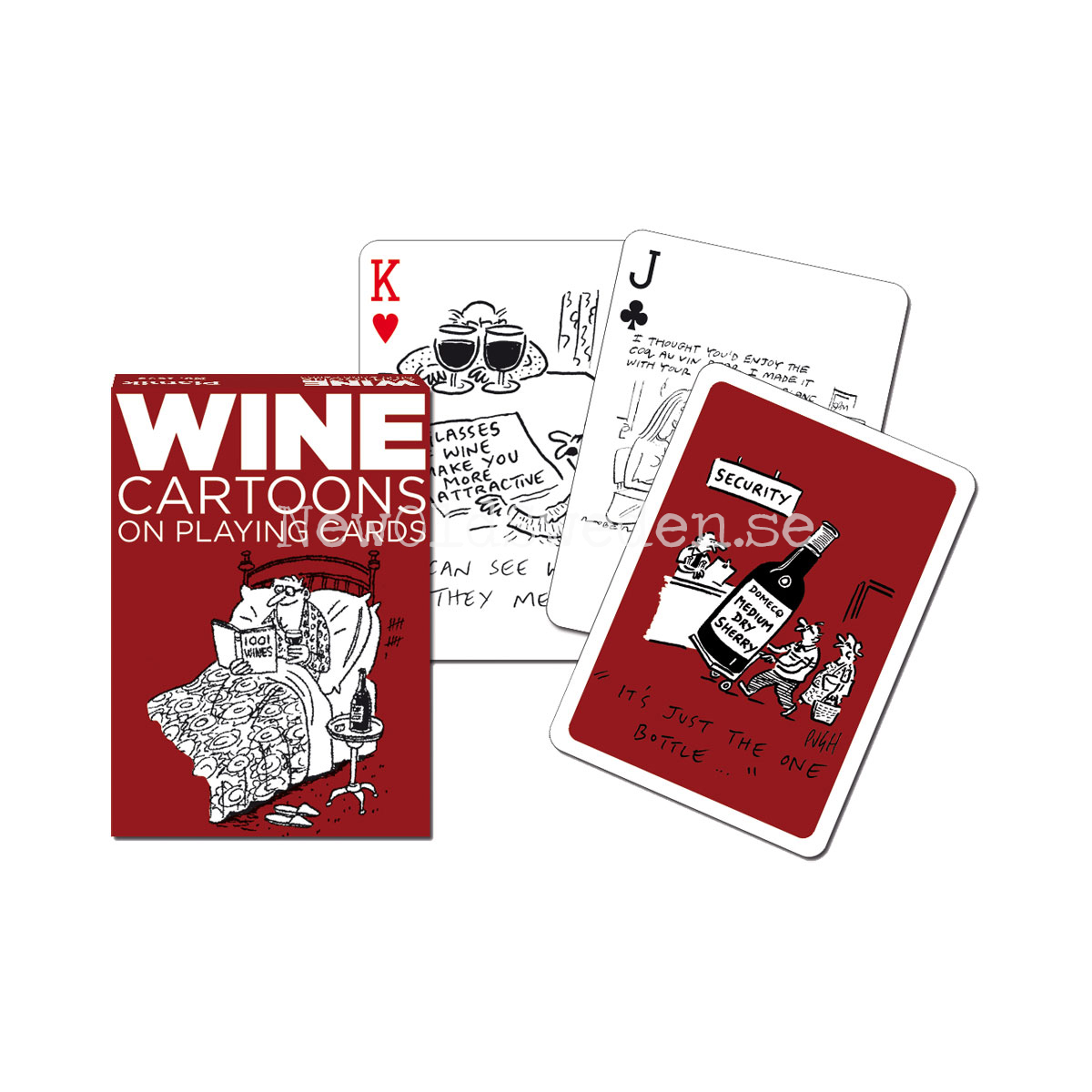 WINE CARTOONS Collectors' Cards Kortlek PIATNIK - 3