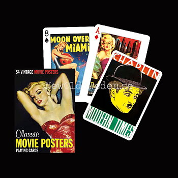 MOVIE POSTERS Collectors' Cards Kortlek PIATNIK **