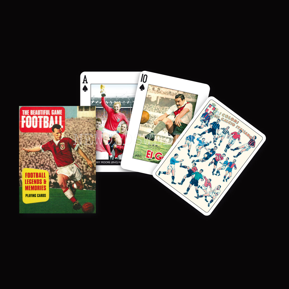 FOOTBALL LEGENDS Collectors' Cards Kortlek PIATNIK