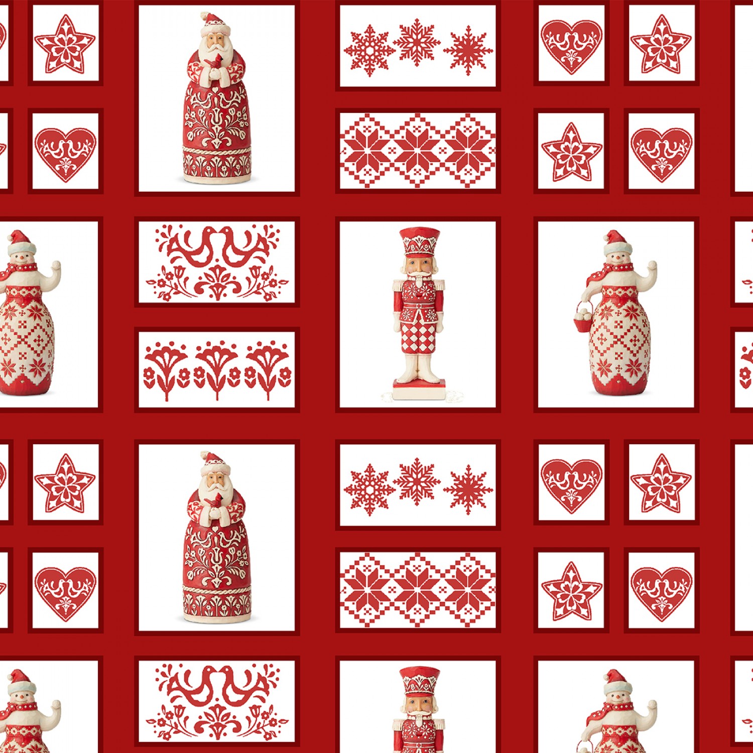 Nordic Noel - Patch Red/Multi (35 x 110 cm) - 2