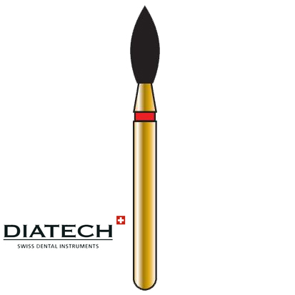 DIATECH® Elipsformad Guld diamant 368 / 257, 5st.