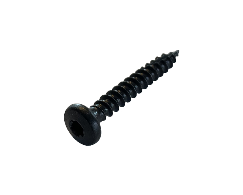 Rännkroksskruv Kolstål 4,8x35 mm, Svart 50 st