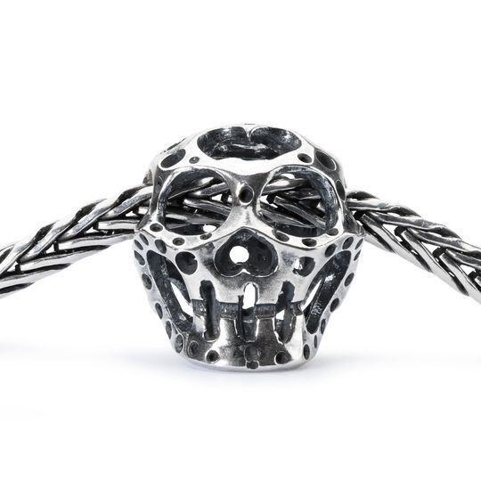 Trollbeads Mexican Sugar Skull silverkula  - 2