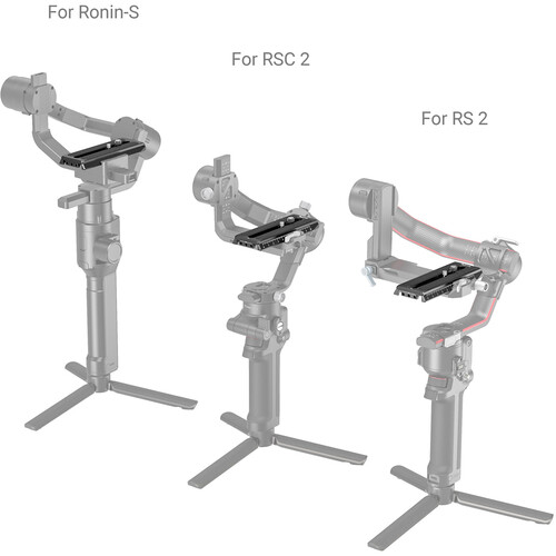 SmallRig Manfrotto-Style Quick Release Plate for DJI RS 2/RSC 2/Ronin-S Gimbal 3158 - 3