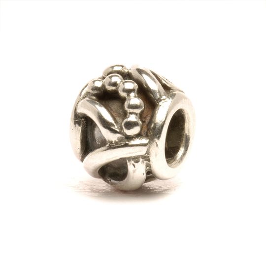 Trollbeads Art Deco silverkula 