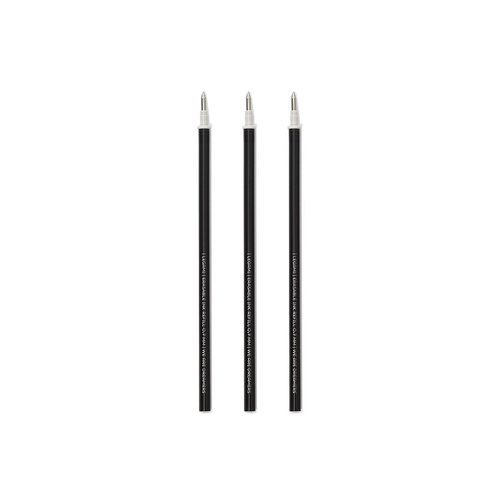 Erasable : Refill till gelpennor från Legami i 3-pack - Svart bläck - 2