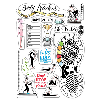 Ciao Bella - BuJo Fitness - Clearstamps set 6x8"