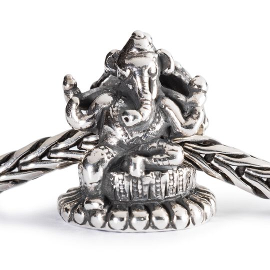 Trollbeads Ganesha silverkula  - 2