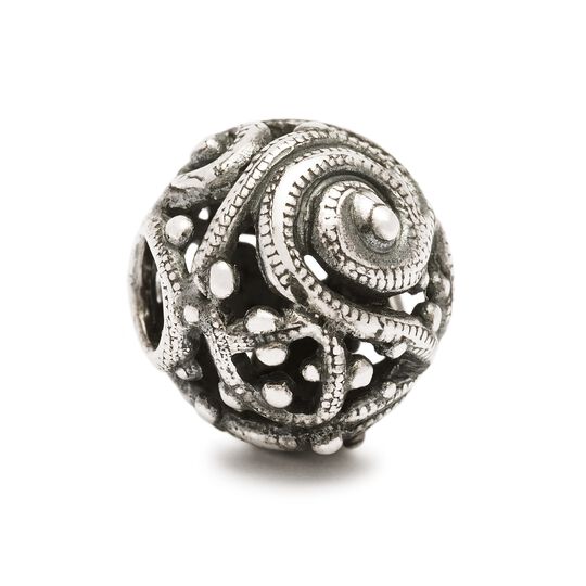 Trollbeads Silver Whorl silverkula 