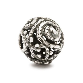 Trollbeads Silver Whorl silverkula 
