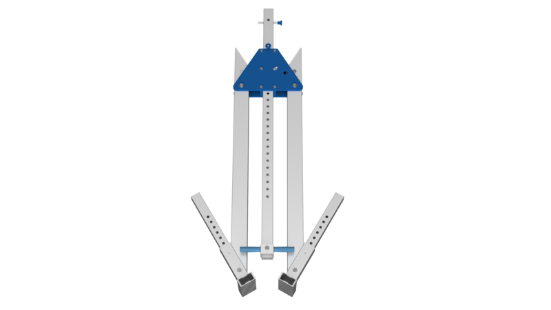 Bockkran 1500 kg i aluminium - 3