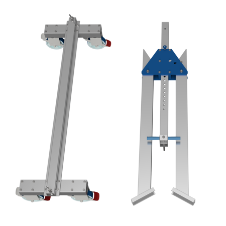 Bockkran 2000 kg Flyttbar i aluminium - 3
