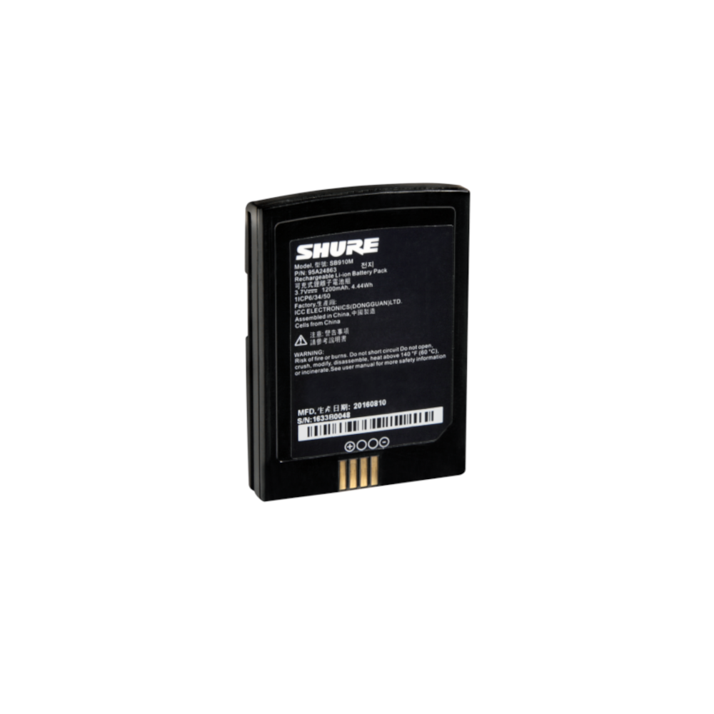 Shure - SB910M Rechargeable Battery For ADX1M